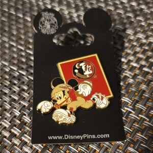 Disney Mickey Pin - NCAA Football - Florida State University